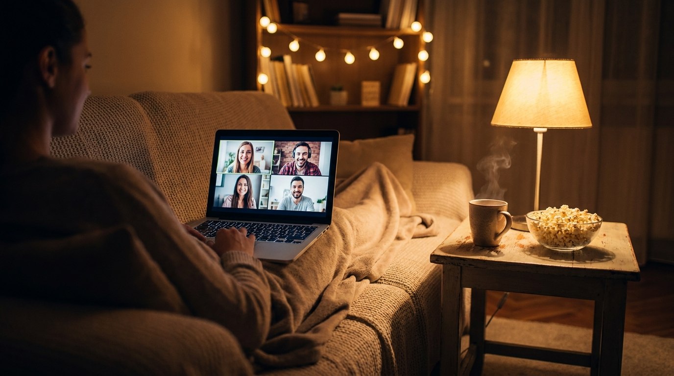 Visuel - Ma dernière soirée virtuelle m'a réconcilié avec le concept